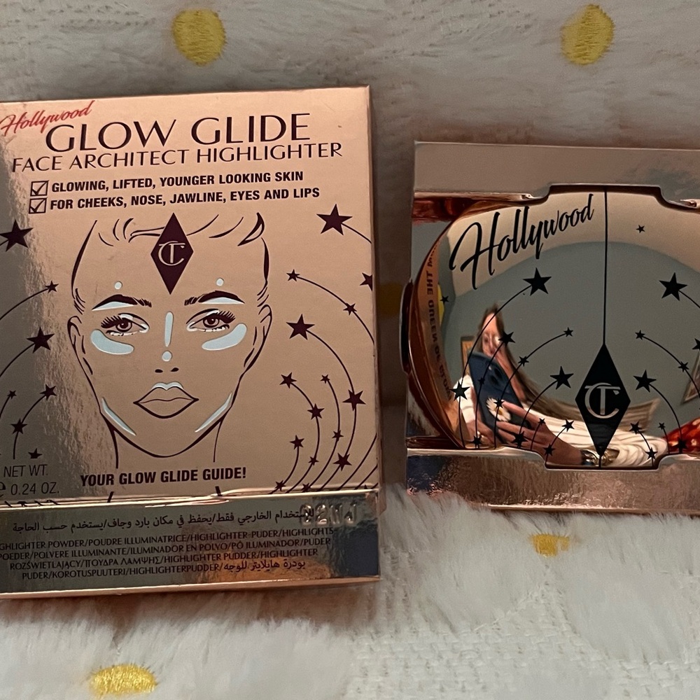 Charlotte Tilbury Hollywood Glow Glide Face Architect Highlighter Moonlit Glow